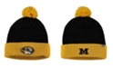 Top of the World Men's Black and Gold Missouri Tigers Core 2-Tone Cuffed Knit Hat with Pom